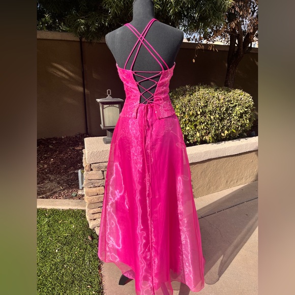 Blondie Nites Two piece formal prom gown - Picture 2 of 5